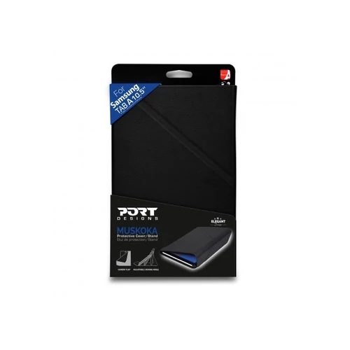 Port Designs tablet tok, Muskoka, Samsung TAB A 10.1" 2018 kompatiblis - fekete