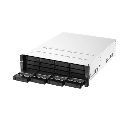 QNAP NAS 16 fiókos GM-1002 XEON 6x3,4GHz, 2x8GB RAM, 2x2.5/1G/100M,  2 x 10GbE SFP+ SmartNIC, 3U