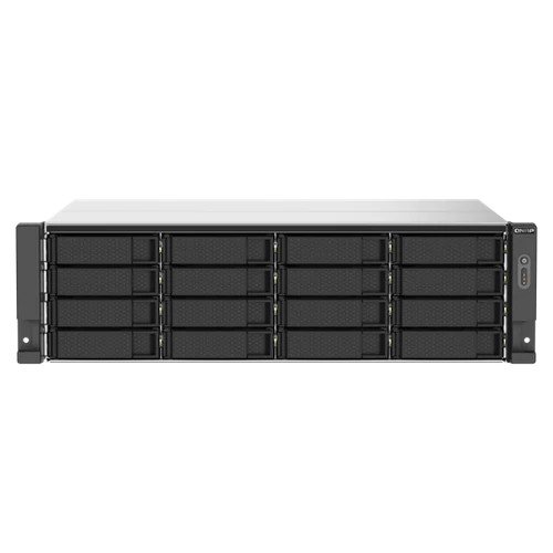 QNAP NAS 16 fiókos TS-1673AU-RP-16G AMD Ryzen 4x2,2GHz, 1x16GB RAM, 2x2,5G/1G/100M