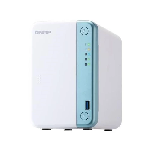 QNAP NAS 2 fiókos Celeron 2x2,7GHz, 2GB DDR4, HDMI, 1x1000Mbps, 2xUSB3.2, 3xUSB2.0 - TS-251D-2G