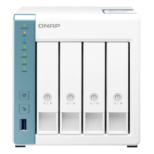 QNAP NAS 4 fiókos TS-431P3-2G 4x1.7 GHz, 2GB RAM, 1x100/1000, 1 x 2.5GbE, 3xUSB3.2
