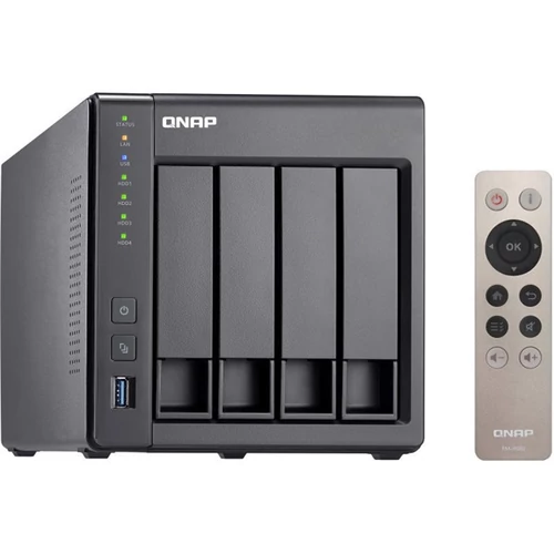 QNAP NAS 4 fiókos TS-451+-2G Celeron 4x2.0 GHz, 2GB RAM, 2x100/1000, 2xUSB3.2, 2xUSB2.0