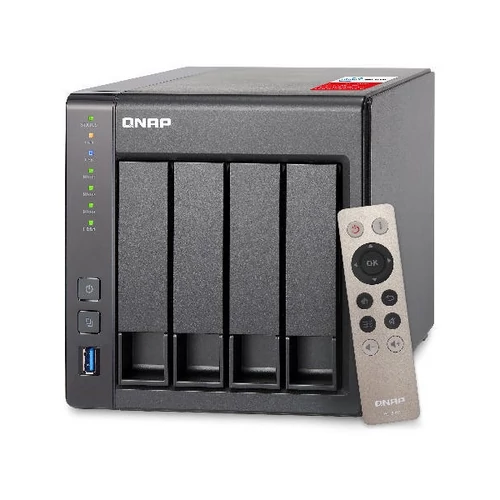 QNAP NAS 4 fiókos TS-451+-8G Celeron 4x2.0 GHz, 8GB RAM, 2x100/1000, 2xUSB3.2, 2xUSB2.0