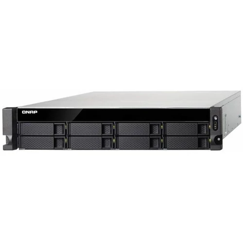 QNAP NAS 8 fiókos TVS-872XU-RP-I3-4G 4x3,6Ghz, 4GB RAM, 4x100/1000, 2x10GbE SFP+, 6xUSB3.2(4xUSB-A,2xUSB-C)
