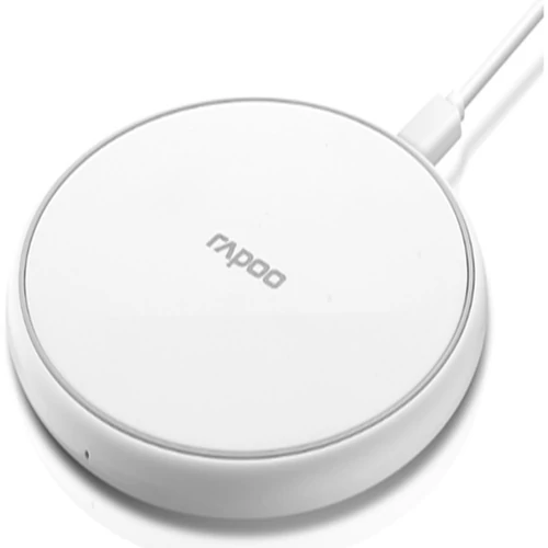 RAPOO 187152, VEZ. NÉLK. MOBILTELEFON "QI" TÖLTŐ, 2A, FEHÉR