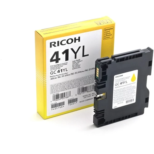RICOH 405768, CARTRIDGE GC41YL