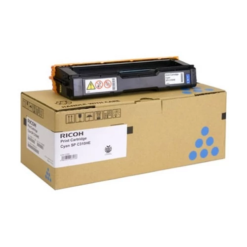 RICOH Toner Type 310 AIO (TONSPC310CYH), Nagy kapacitású - 4400 oldal, Cián