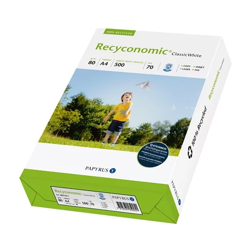 Recyconomic Classic White W70 A/4 80g másolópapír