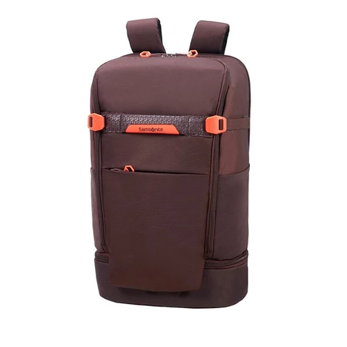 SAMSONITE Notebook hátizsák 116874-1019, LAPTOP BP L TRAVEL 15.6" (AUBERGINE) -HEXA-PACKS