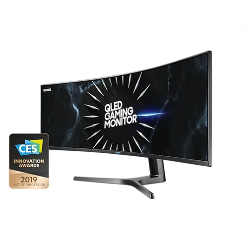 SAMSUNG Ívelt Gaming 120Hz VA monitor 48.8" CRG9, 5120x1440, 32:9, 1000cd/m2, 4ms, HDMI/2xDisplayPort/4xUSB