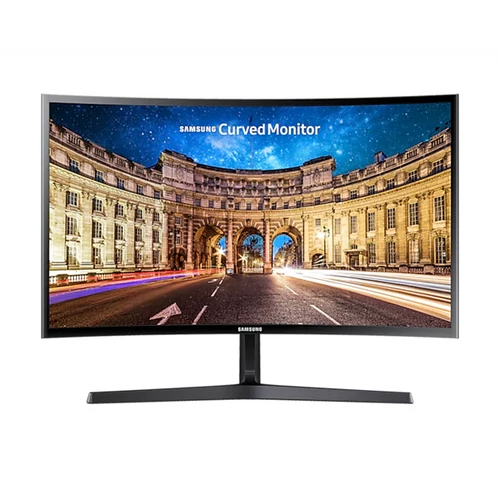 SAMSUNG Ívelt VA monitor 23.5" CF396, 1920x1080, 16:9, 250cd/m2, 4ms, HDMI/VGA