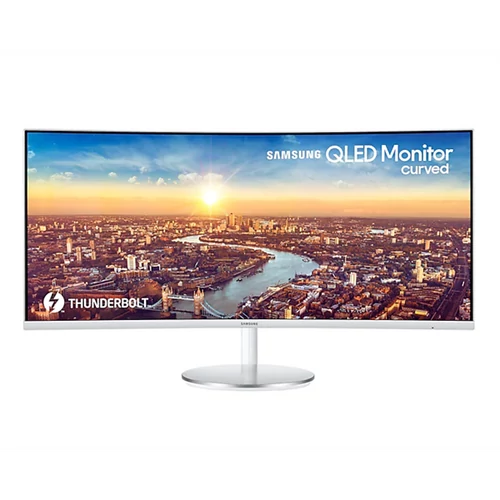 SAMSUNG Ívelt VA monitor 34" CJ791, 3440x1440, 21:9, 300cd/m2, 4ms, DP/HDMI/2xUSB/2xThunderbolt, hangszóró