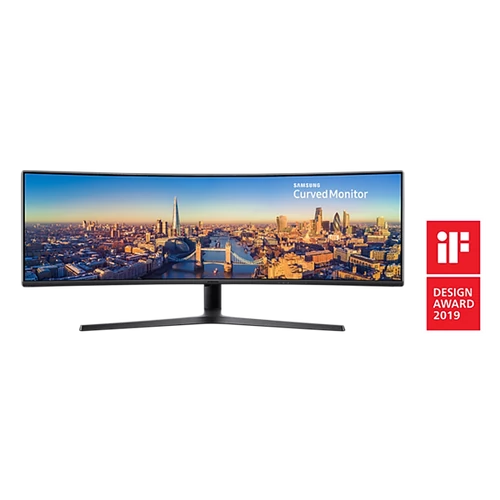 SAMSUNG Ívelt VA monitor 48,9" CJ89, 3840x1080, 32:9, 300cd/m2, 5ms, DP/HDMI/2xUSB-C/3xUSB, hangszóró