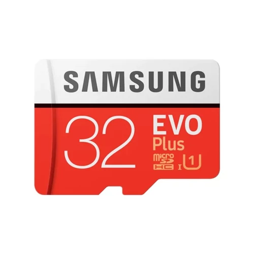 SAMSUNG Memóriakártya EVO Plus microSD kártya 32GB, CLASS 10, UHS-1 Grade1, + Adapter, R95/W20