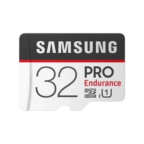 SAMSUNG Memóriakártya PRO Endurance memóriakártya 32GB, CLASS 10, UHS-I SDR104, + Adapter, R100/W30