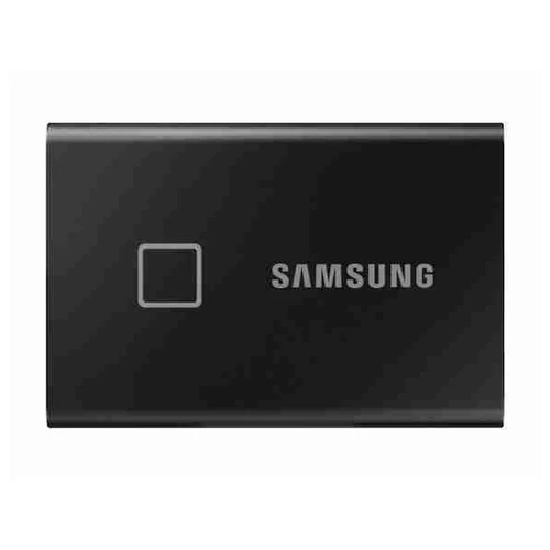 SAMSUNG Hordozható SSD T7 Touch USB 3.2 500GB (Fekete)
