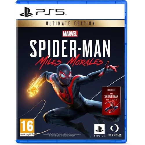 SONY PS5 Játék Marvels Spider-Man Miles Morales Ultimate Edition