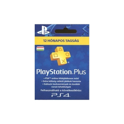 SONY PSN PlayStation Plus 365 napos feltöltőkártya (PS4)