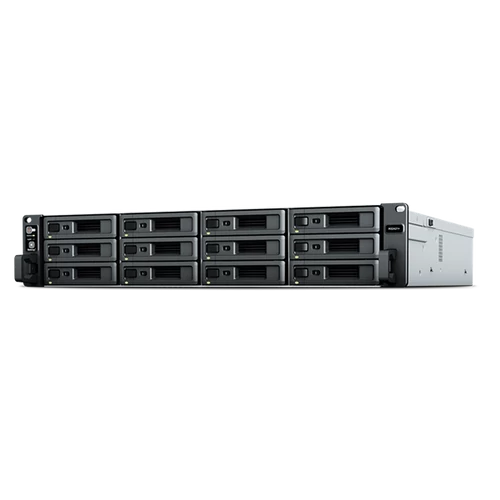 SYNOLOGY NAS 12 fiókos RS2421RP+ AMD Ryzen V1500B 4x2,2GHz, 4GB DDR4, 4x1GbE, 2xUSB3.2