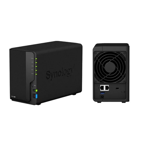 SYNOLOGY NAS 2 fiókos DS220+ Intel Celeron J4025 2x2,0GHz, 2GB DDR4, 2x1GbE, 2xUSB3.2
