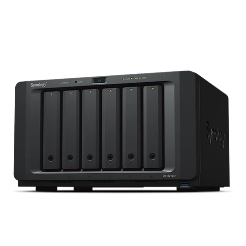 SYNOLOGY NAS 6 fiókos DS1621XS+  Intel Xeon D-1527 4x2,2GHz, 8 GB DDR4, 3x1GbE, 2xeSATA