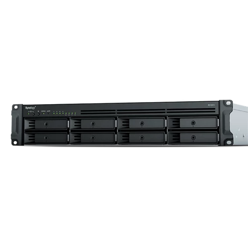 SYNOLOGY NAS 8 Fiókos RS1221+ AMD Ryzen V1500B 4x2,2GHz, 16GB DDR4 , 4x1GbE, 3x3.2USB