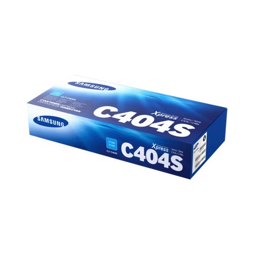 SAMSUNG CLT-C404S; Cián toner SL-C430/430W, SL-C480/480W/480FN/480FW színes lézernyomtatóhoz és MFP-hez (1000lap)
