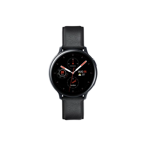 SAMSUNG Okosóra Galaxy Watch Active2 (44mm, Rozsdamentes acél), Fekete