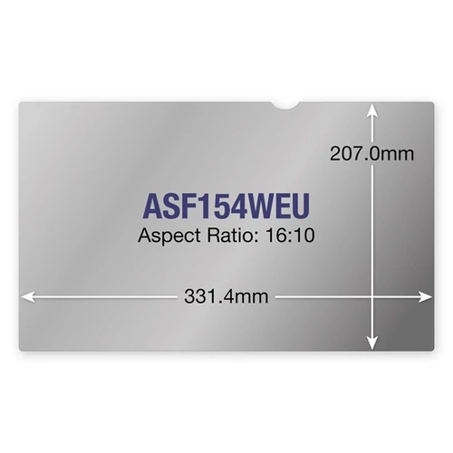 TARGUS Betekintésvédő fólia ASF154WEU, Privacy Screen 15.4"W (16:10)
