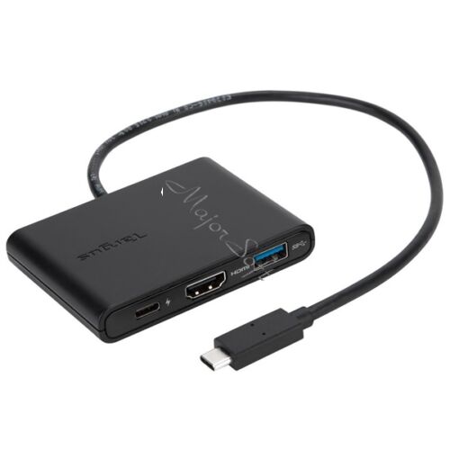 TARGUS Adapter ACA929EU, USB-C to HDMI/USB-C/USB-A Adapter With Power Delivery - Black