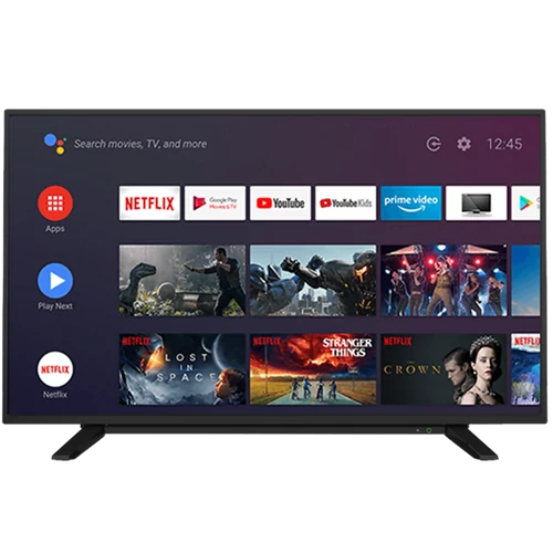 TOSHIBA Smart Android 4K TV 50" 50UA2063DG, 3840x2160, 4xHDMI/2xUSB/VGA/CI+/LAN/Bluetooth, HDR