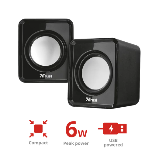 TRUST 2.0-ás hangszórókészlet 19830 (Leto Compact 2.0 Speaker Set)
