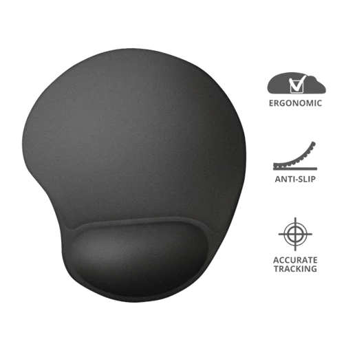 TRUST Egéralátét 16977 (BigFoot Mouse Pad - black)