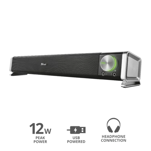 TRUST Hangszórópanel asztali számítógéphez és TV-hez 21046 (Asto Soundbar for PC & TV)