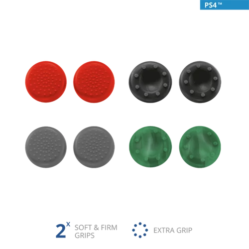 TRUST Kopásgátló játékvezérlőhöz 20814 (GXT 262 Thumb Grips 8-pack for PS4 controllers)