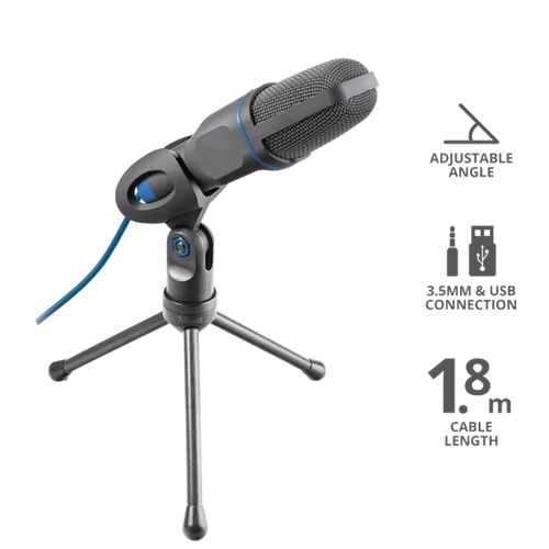 TRUST Mikrofon 23790 (Mico USB Microphone for PC and laptop)