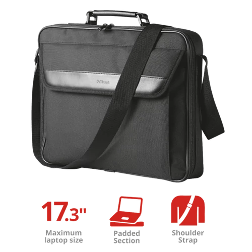 TRUST Notebook táska 21081 (Atlanta Carry Bag for 17.3" laptops - black)