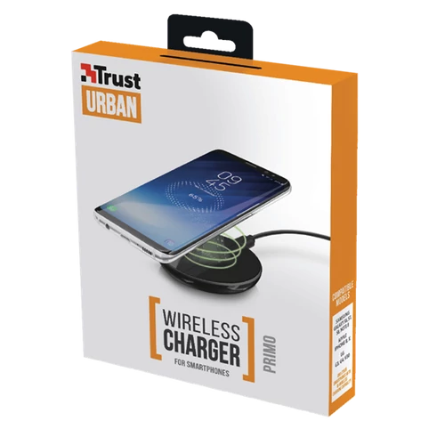 TRUST Vezeték nélküli töltő okostelefonokhoz 22816 (Primo Wireless charger for smartphones)
