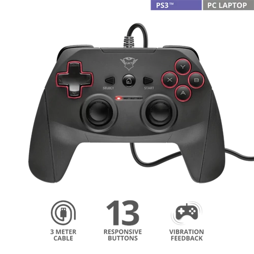 TRUST Vezetékes gombkormány 20712 (GXT 540 Yula Wired Gamepad)
