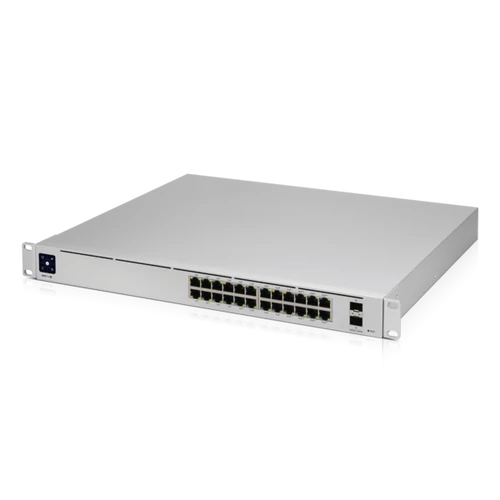 UBiQUiTi Switch 24x1000Mbps (24xPOE+) + 2x10000Mbps SFP+, Menedzselhető, Rackes - USW-PRO-24-POE