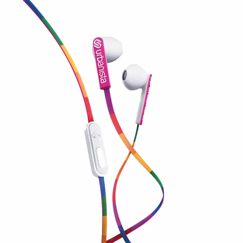 URBANISTA Fülhallgató - SAN FRANCISCO multi-functional earphone, Lucky rainbow