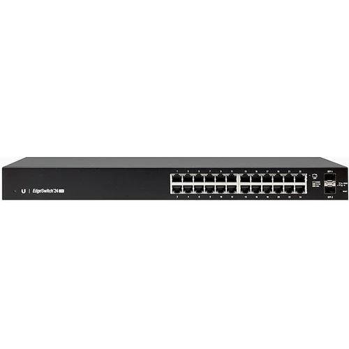 UBiQUiTi EdgeSwitch 24x1000Mbps + 2x10000Mbps SFP+, Menedzselhető, Rackes - ES-24-LITE