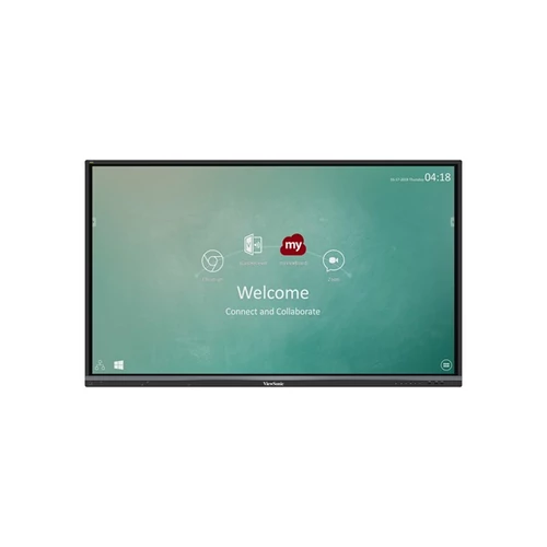 VIEWSONIC Interaktív kijelző, IFP5550-2EP, 55", UHD, IR multi-touch(20 érintés), 350cd/m2, 3xHDMI,VGA,RS232,LAN,USB