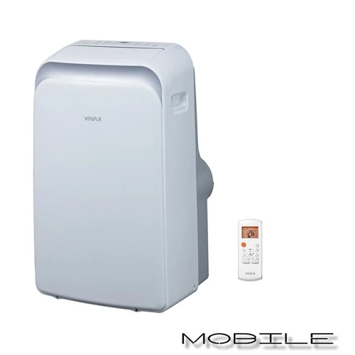 VIVAX ACP-12PT35AEH fűtő - hűtő mobilklíma, 3,5kW, memória funkció, 24órás időzítő, LED képernyő, párátlanítás