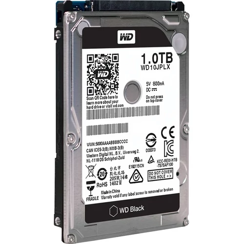 WESTERN DIGITAL 2.5" HDD SATA-III 1TB 7200rpm 32MB Cache SCORPIO, CAVIAR Black