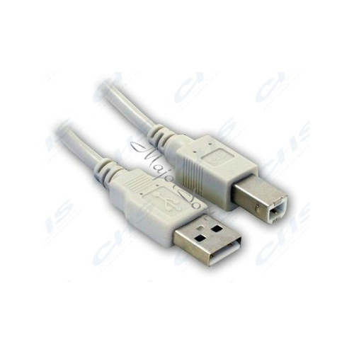 WIRETEK kábel USB Összekötő A-B, 5m, Male/Male