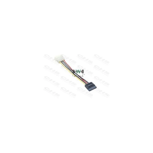 WIRETEK kábel belső táp átalakító 5.25 Molex to SATA 0.16m