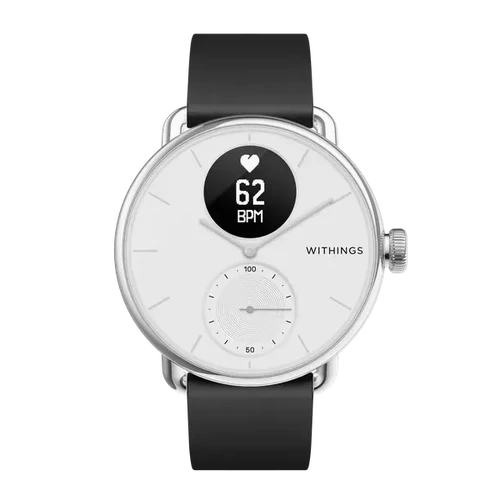Withings okosóra,  Scanwatch 38mm - White, EKG
