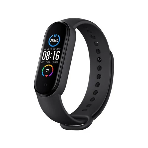 XIAOMI Mi Smart Band 5 fitnesz karkötő, Fekte
