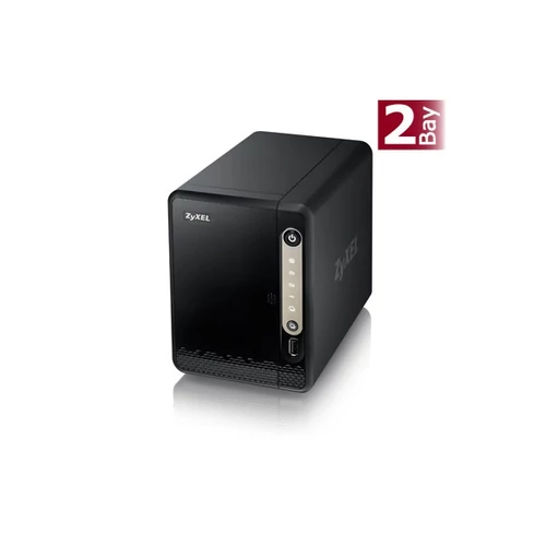 ZYXEL NAS Storage 2 Fiókos 1.3GHz, 512MB DDR3 RAM, 1xLAN (1000Mbps), 1xUSB 2.0, 2xUSB 3.0, NAS326-EU0101F